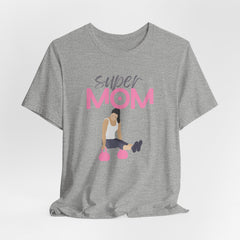 Super Mom Workout Tee — 'Super MOM' Fitness Mother's Day T-Shirt