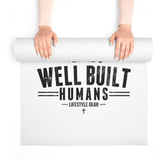 Well Built Humans Kettlebell Yoga Mat — Kettlebell Yoga Foam Exercise Mat