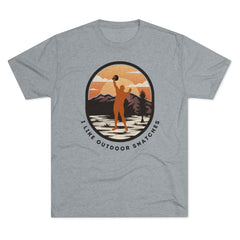 "I Like Outdoor Snatches" Tee Tri-Blend Premium Heather, 2XL