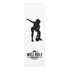 Well Built Humans Yoga Mat — Fitness Silhouette Foam Exercise Mat