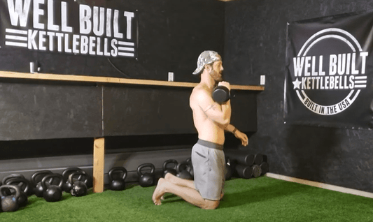 Kneeling 1-Arm Press