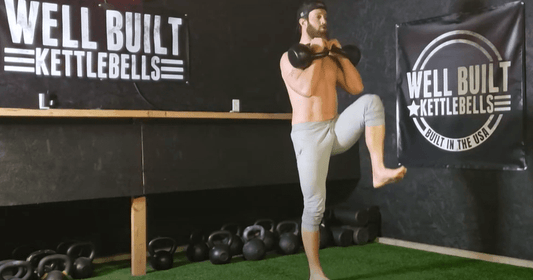 Racked Kettlebell March